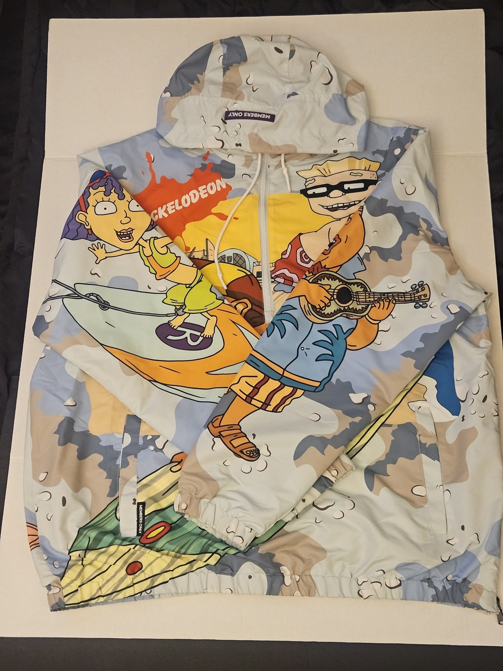 Members Only x Nickelodeon Rocket Power Full Zip Hoodie w/ Pockets XL